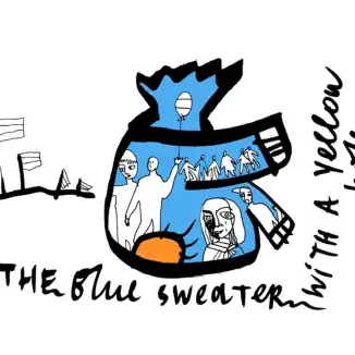 Blue Sweater with a Yellow Hole